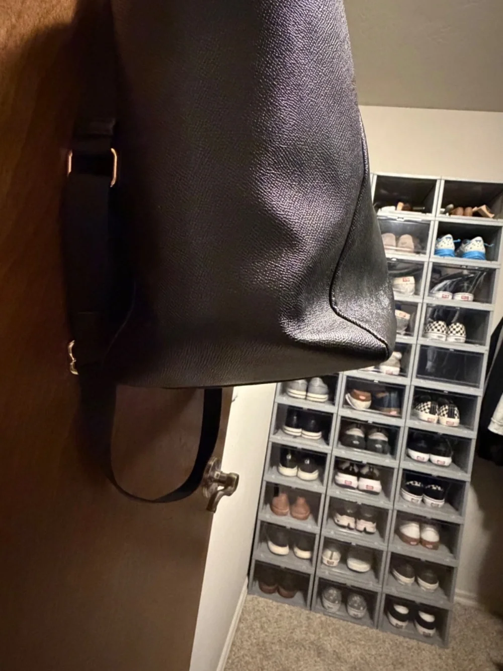 Coach Leather Diaper / Baby Bag